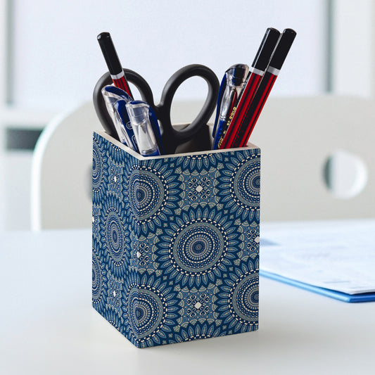 BlueMandala2 Pen Stand