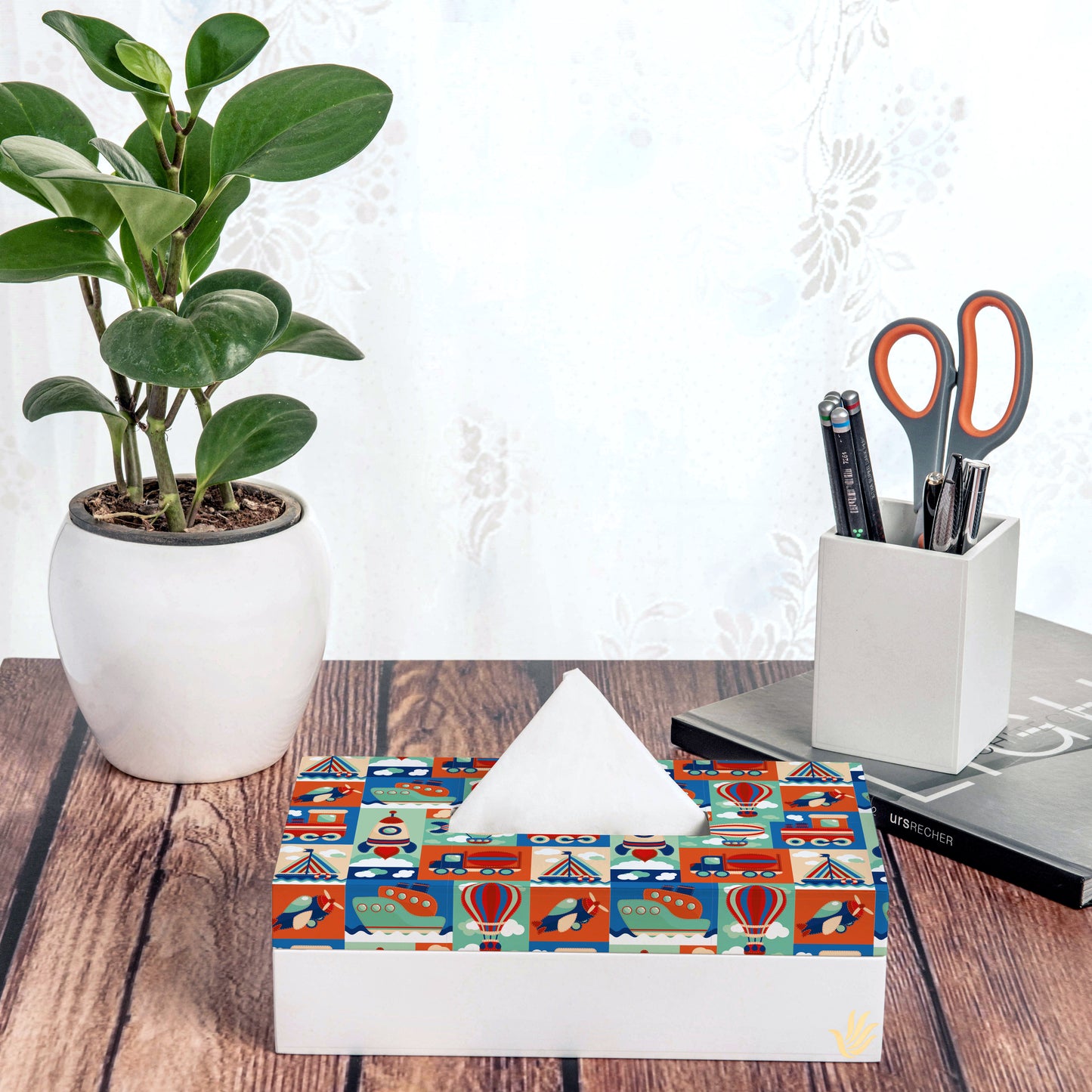 Transport Kids Tissue Box