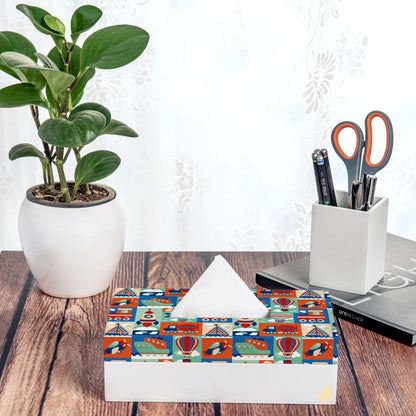 Transport Kids Tissue Box