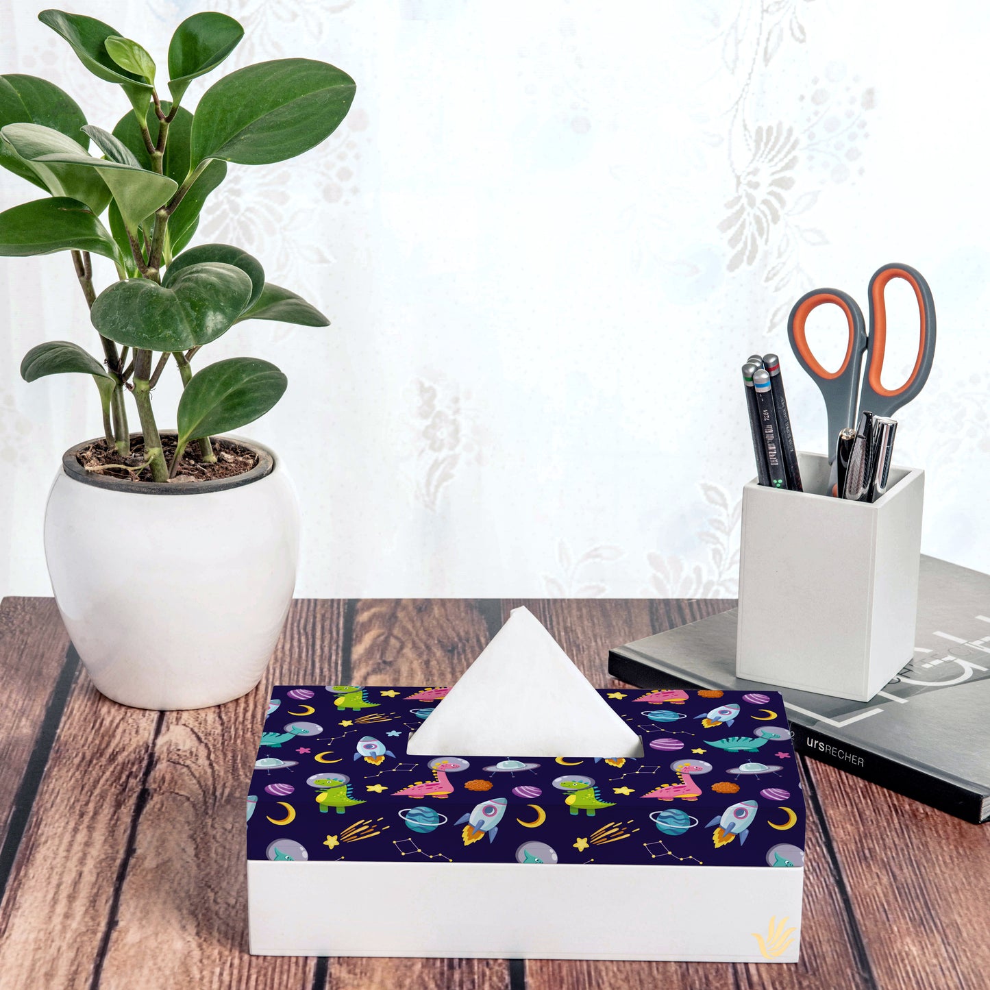 Space Dino Tissue Box