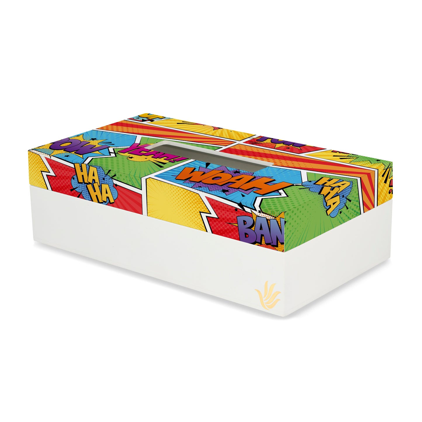 Comic Boom Tissue Box