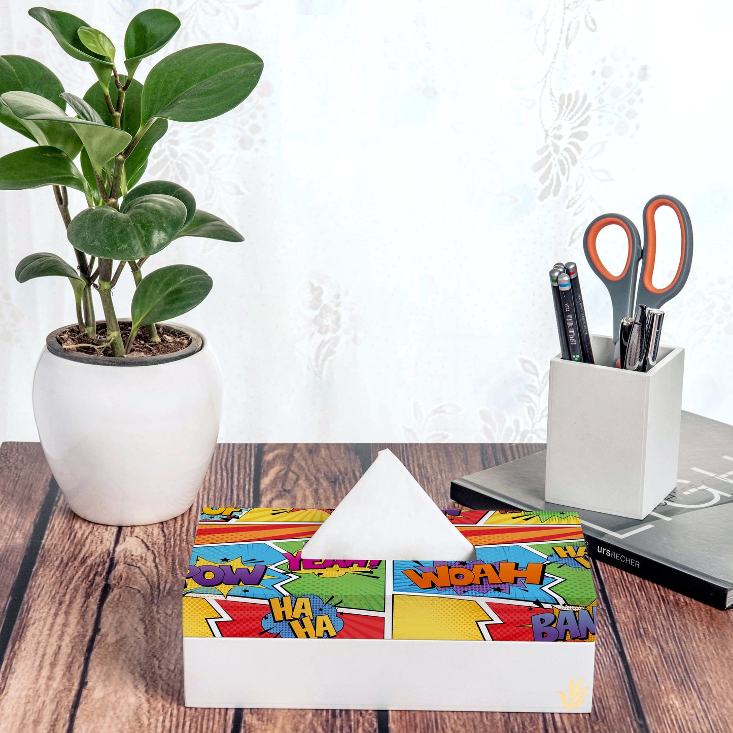 Comic Boom Tissue Box