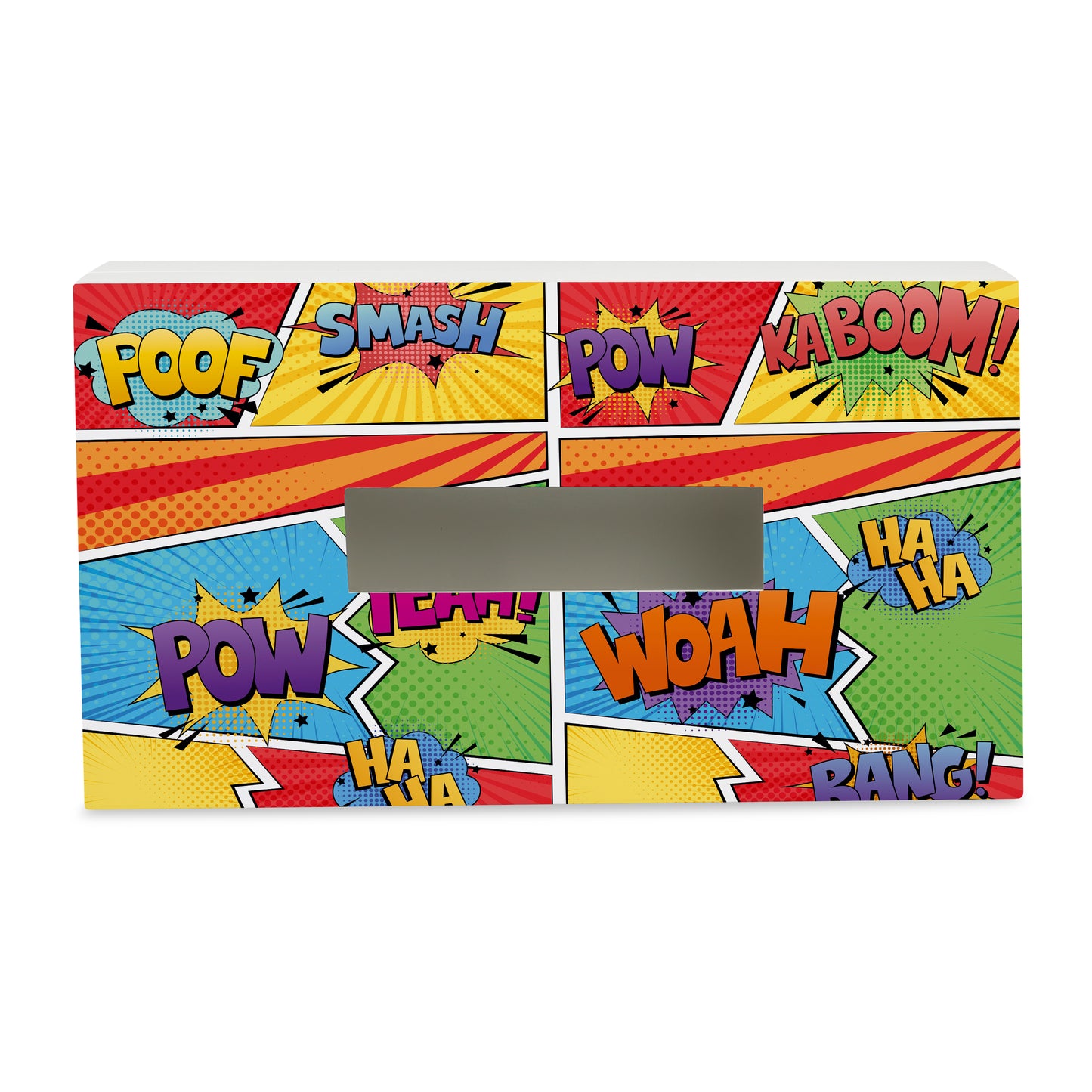 Comic Boom Tissue Box