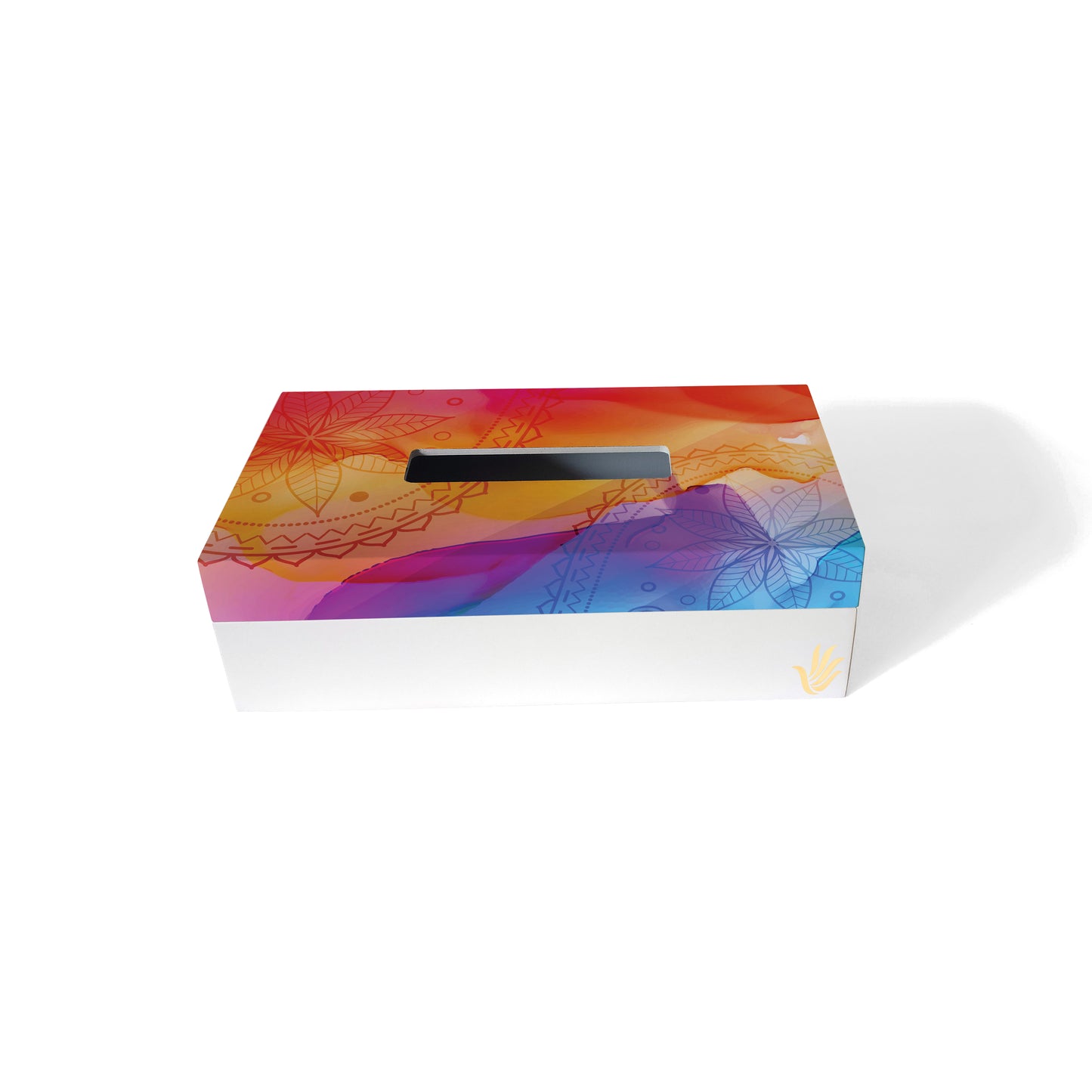 Watercolor Tissue Box