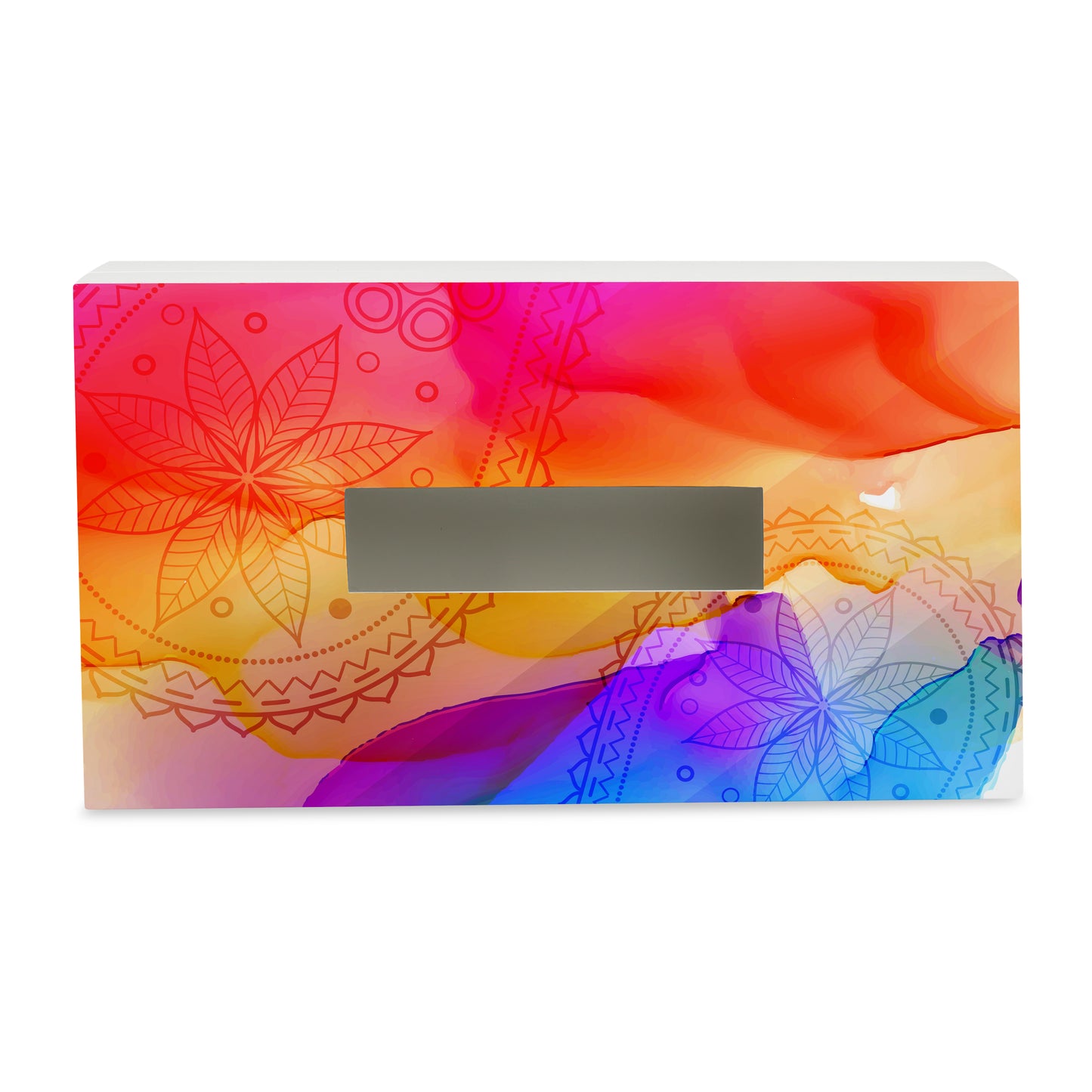 Watercolor Tissue Box