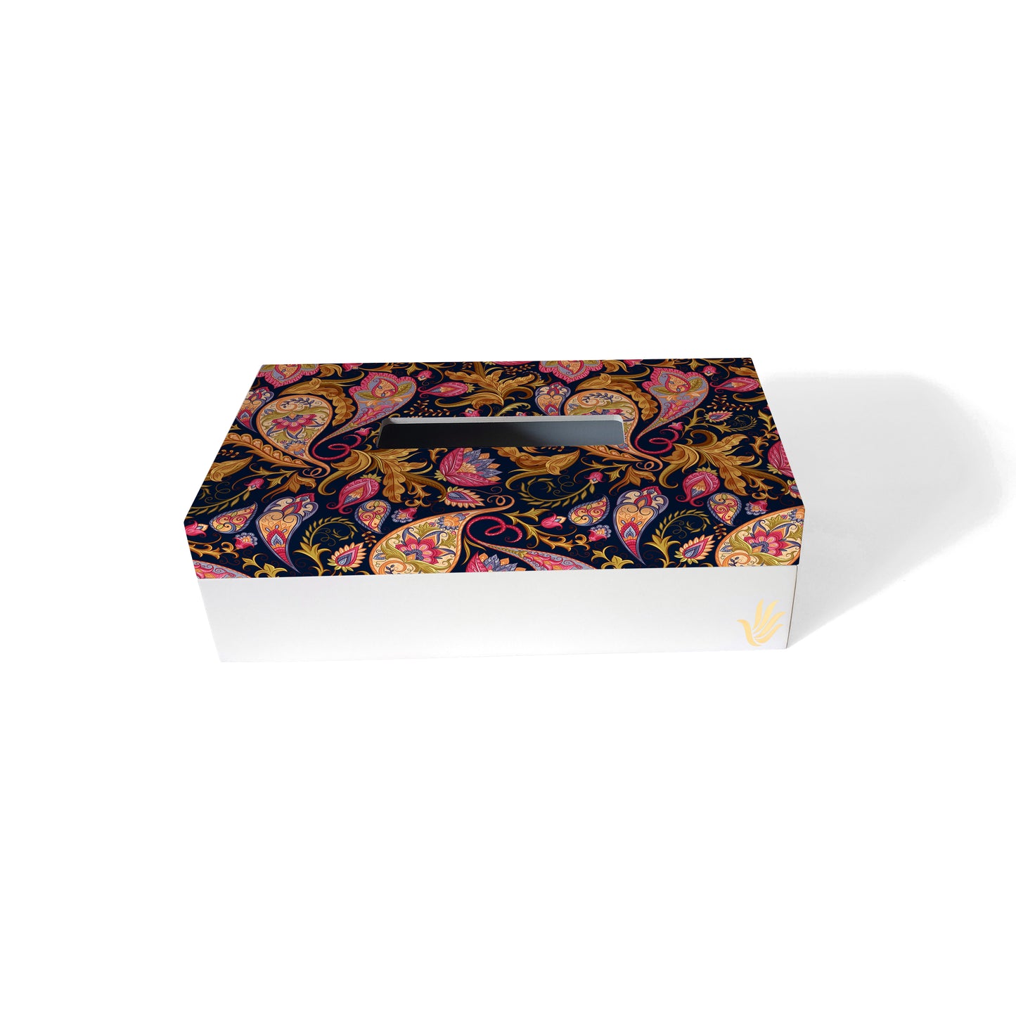 Sameera Navy Tissue Box