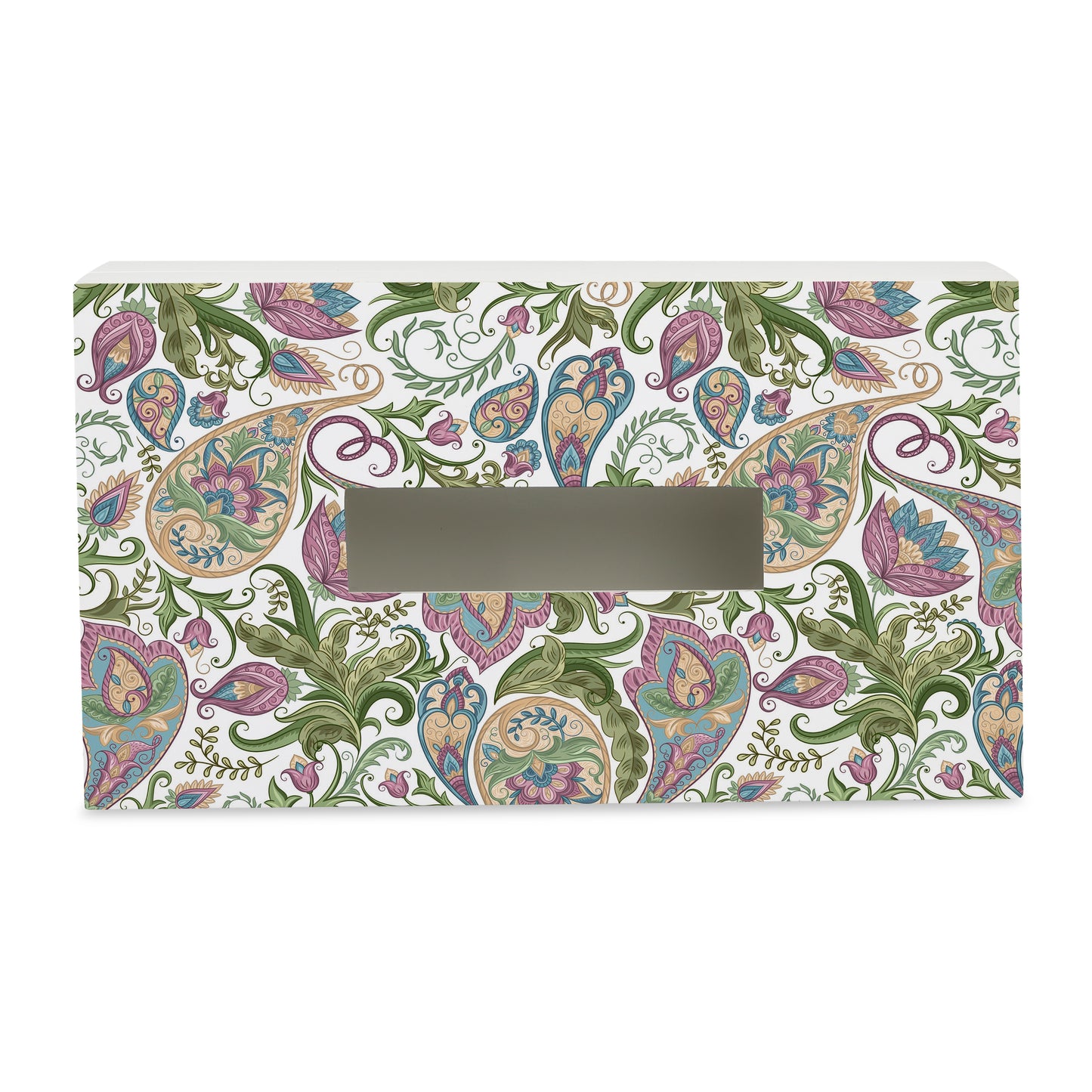 Sameera White Tissue Box