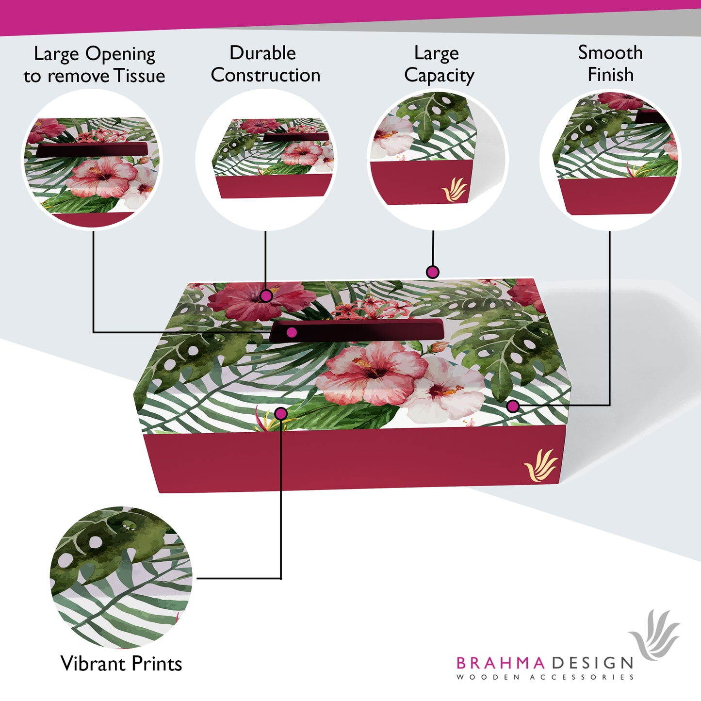 TropHibiscus Tissue Box