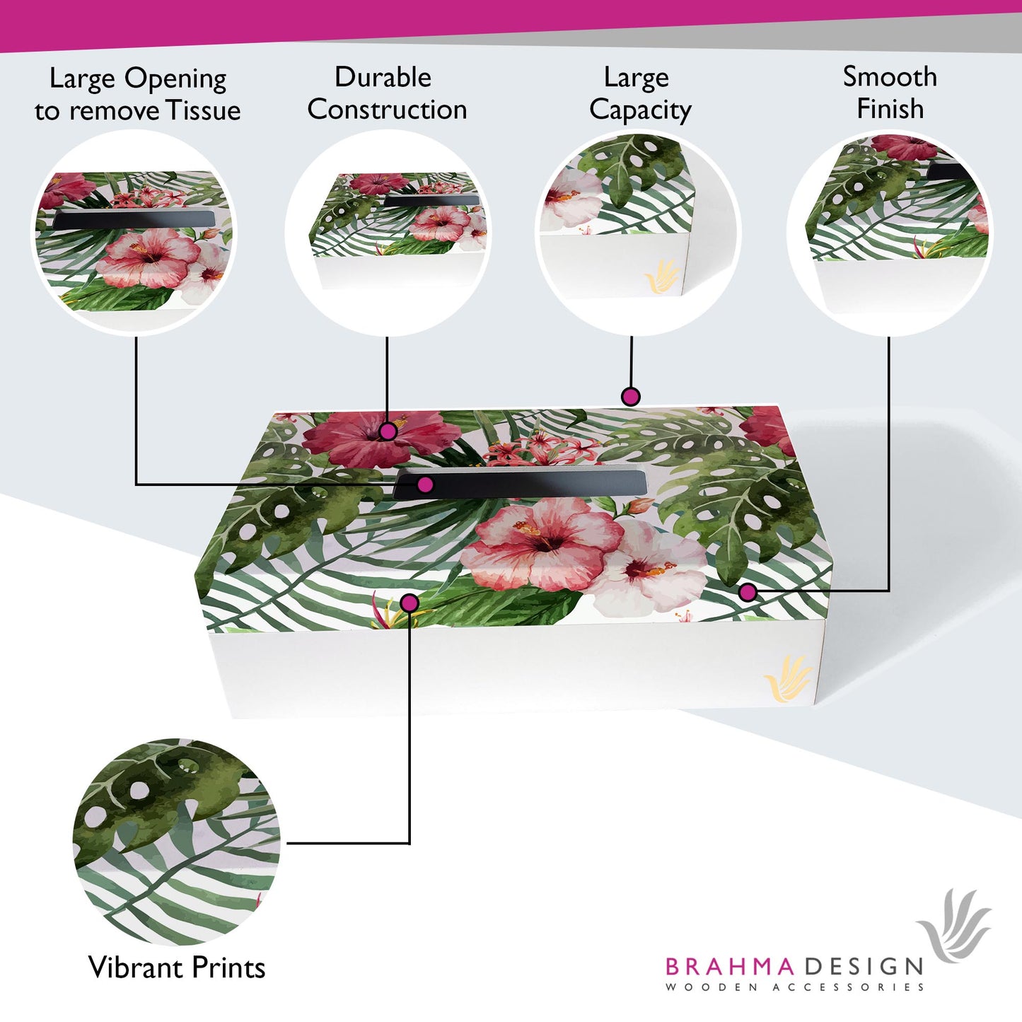 TropHibiscus Tissue Box