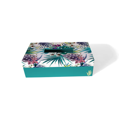 Trop Palms Tissue Box