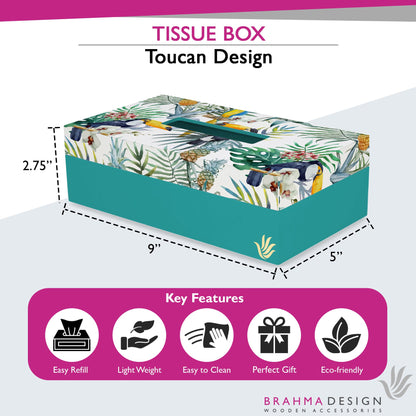 Toucan Tissue Box