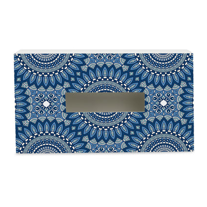 BlueMandala2 Tissue Box