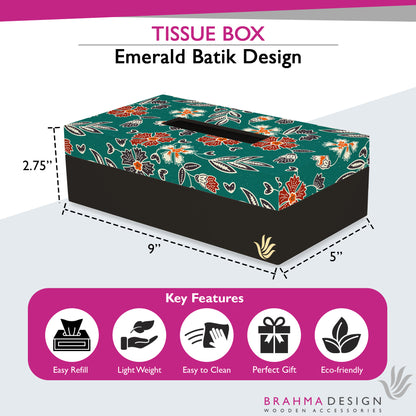 EmeraldBatik Tissue Box