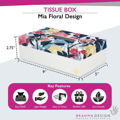 Mia Flr Tissue Box