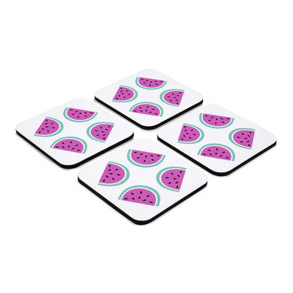 Watermelon 4 piece Coaster Set 3.75" x 3.75"