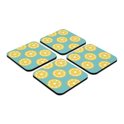Lime 4 piece Coaster Set 3.75" x 3.75"