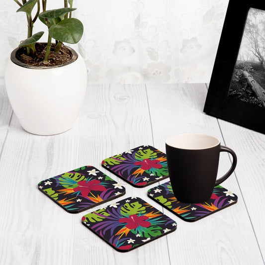 Hawaii 4 piece Coaster Set 3.75" x 3.75"