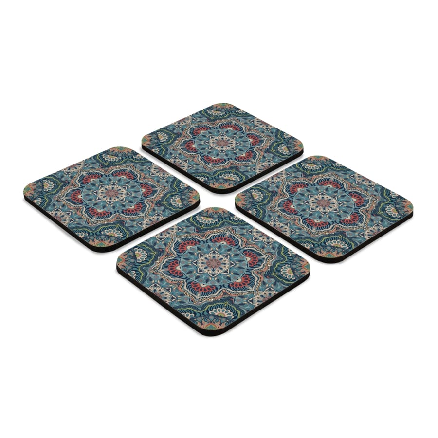 Sheesha 4 piece Coaster Set 3.75" x 3.75"