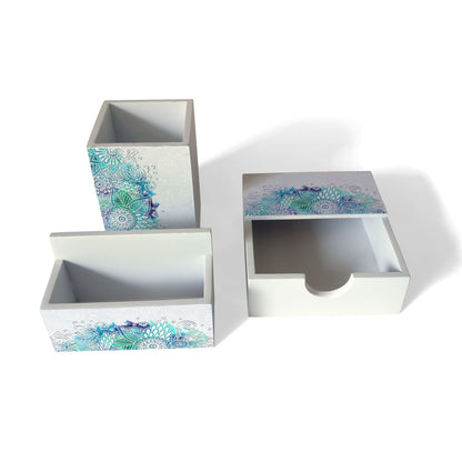 AbstractFlr 3 Piece Desk Organiser