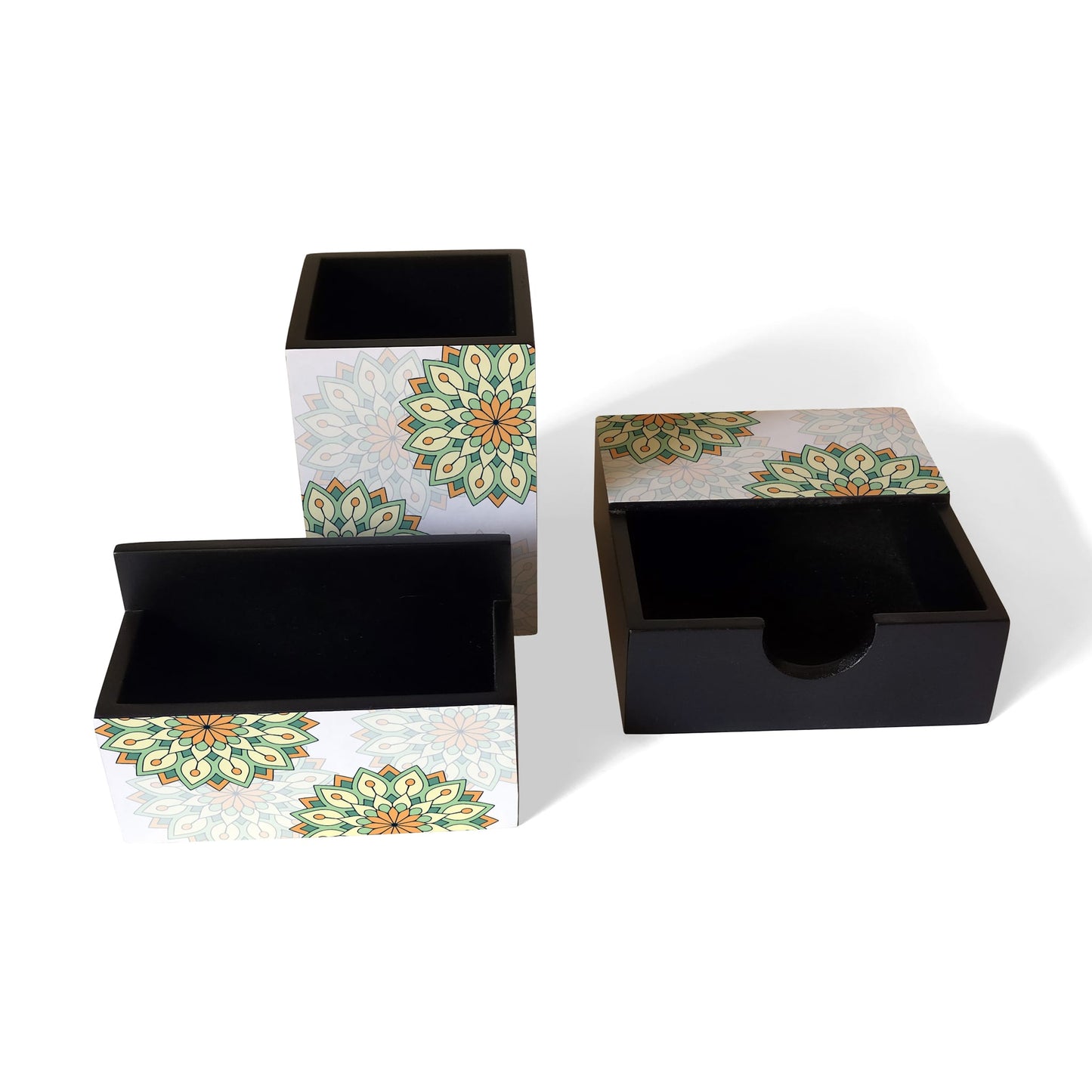 GreenMandala 3 Piece Desk Organiser