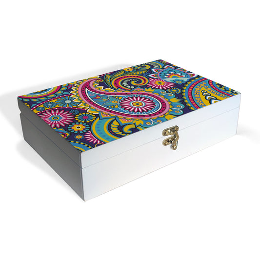 Blue Paisley Box Grand