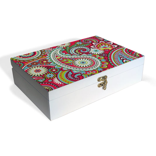 Pink Paisley Box Grand