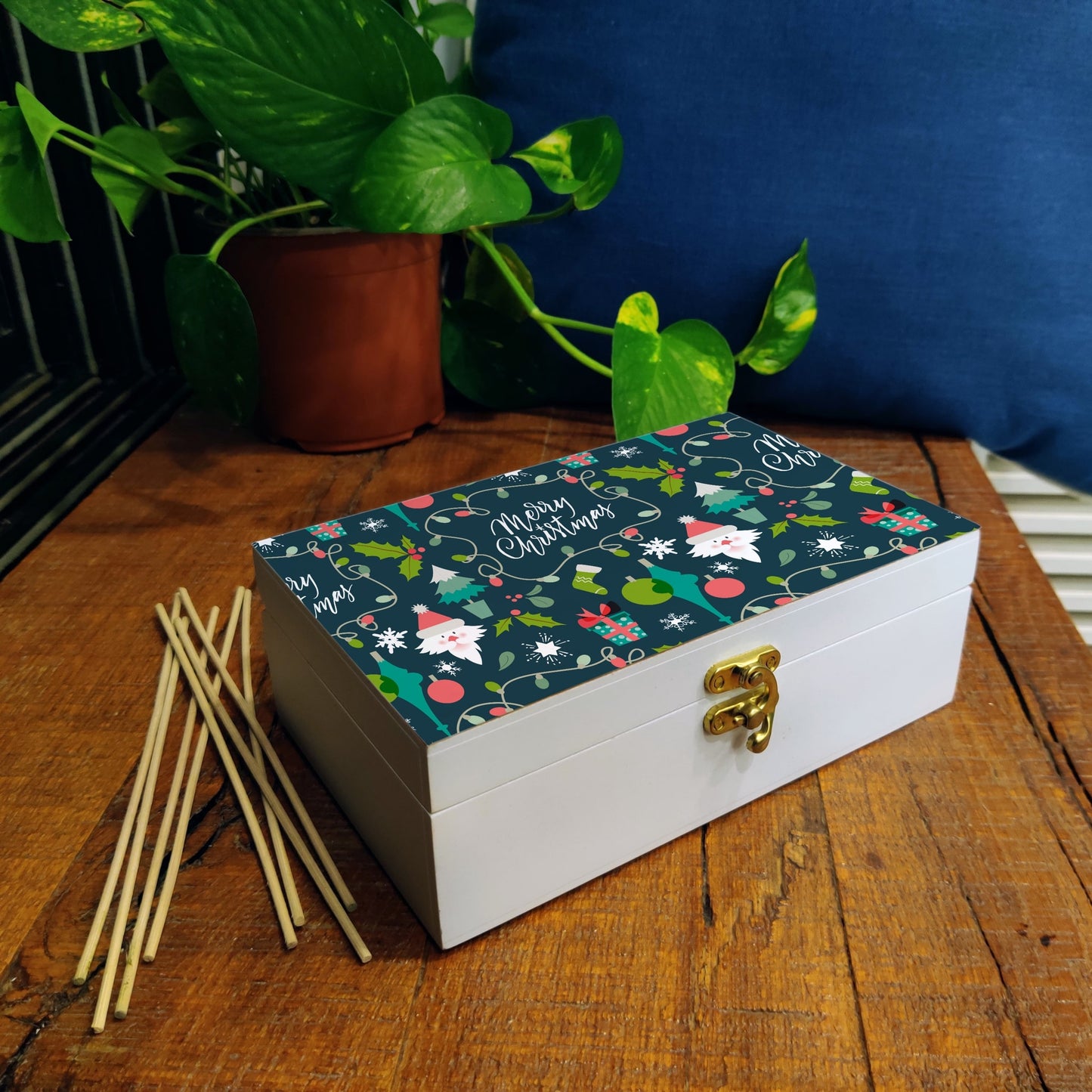 Xmas Allover2 Gift Box-M