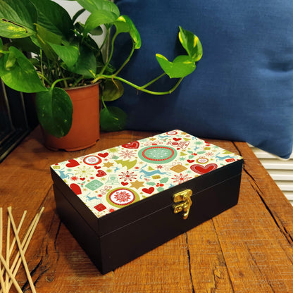 Xmas Allover3 Gift Box-M