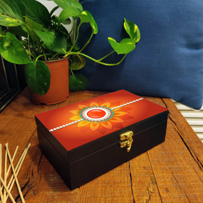 Rakhi Pearl Gift Box-M