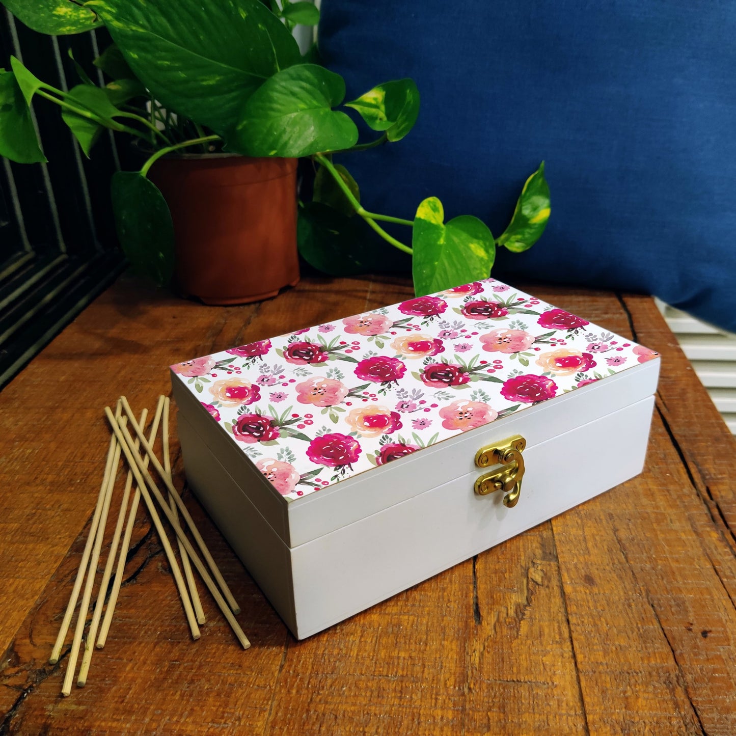 Pink Flr Gift Box-M