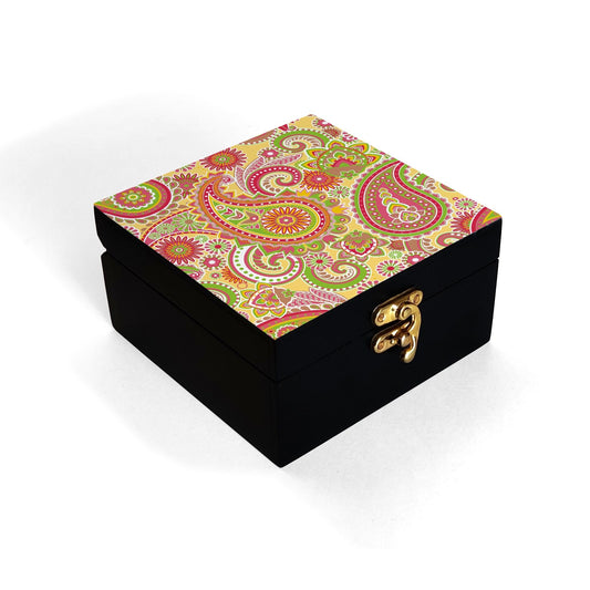 Yellow Paisley Gift Box-S