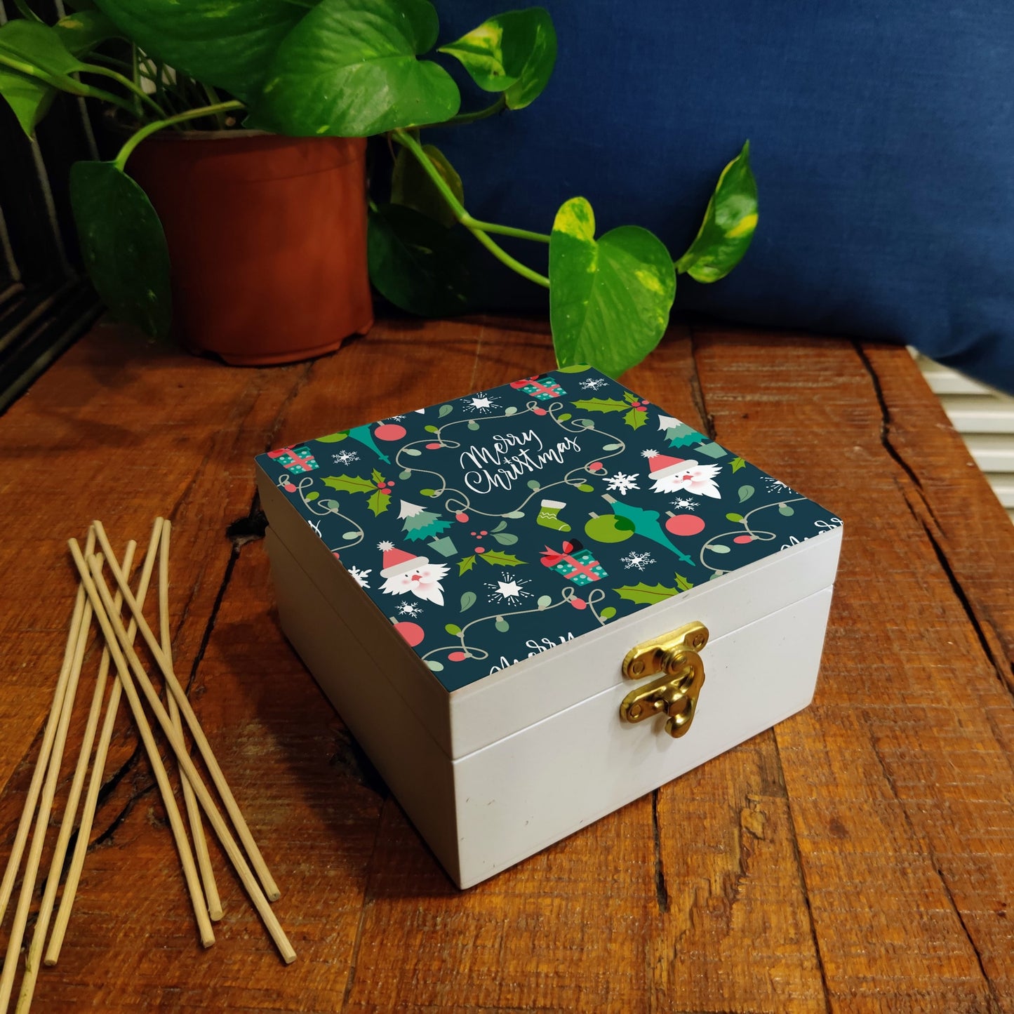 Xmas Allover2 Gift Box-S