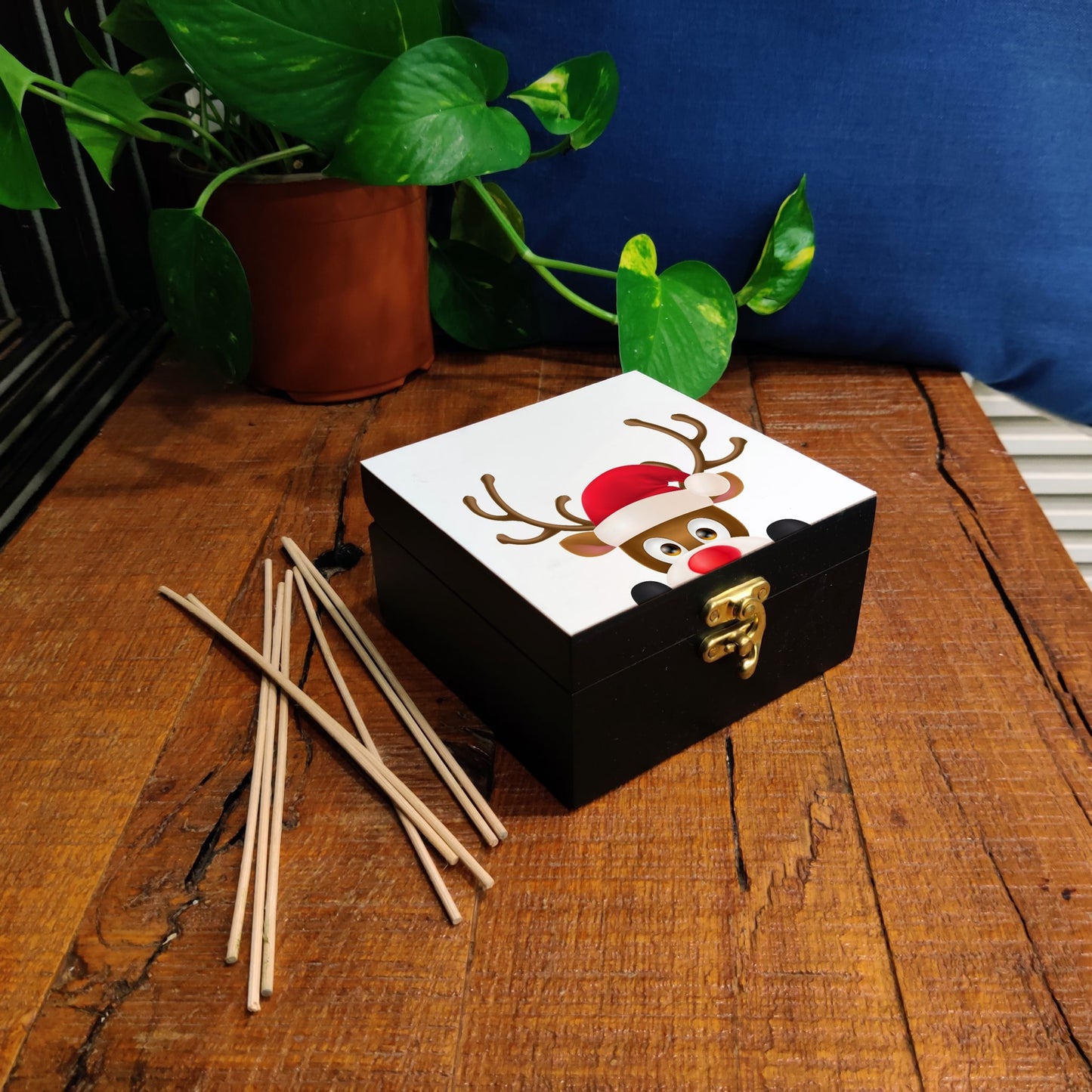 Xmas Reindeer Gift Box-S