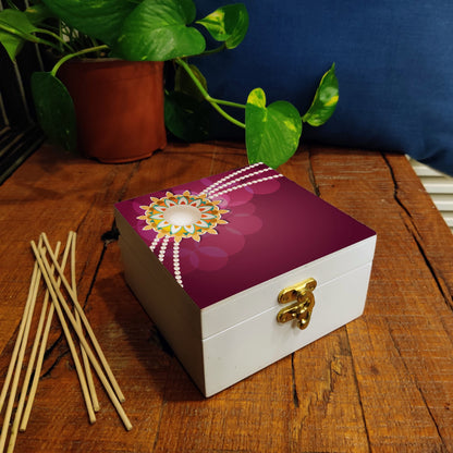Rakhi Pearl Gift Box-S