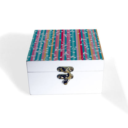 Flr Stripes Gift Box-S