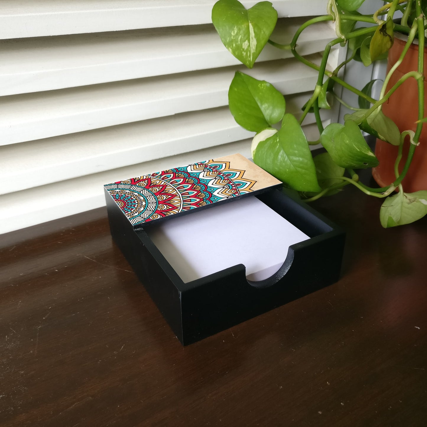 MandalVntg2 Notepad Holder