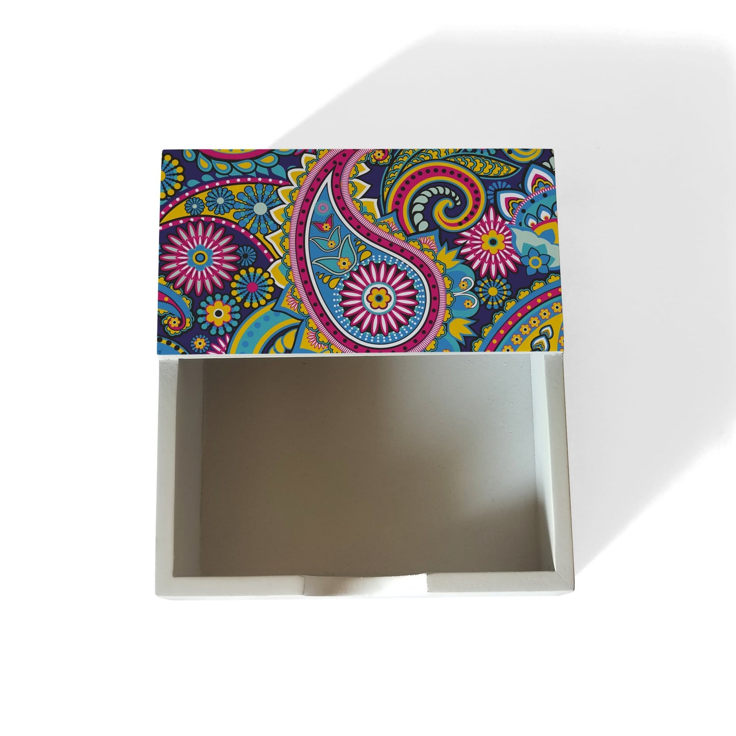Blue Paisley Notepad Holder