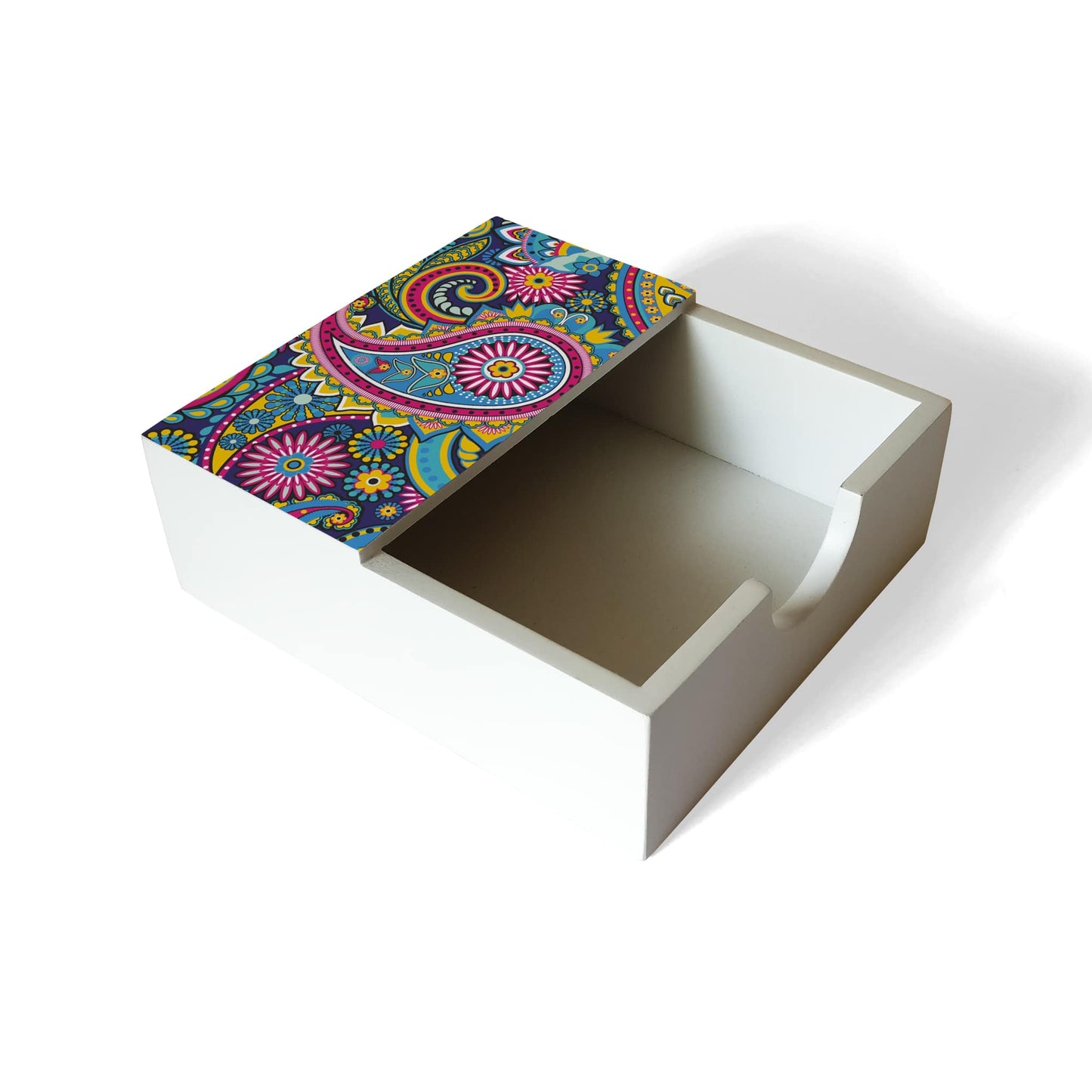 Blue Paisley Notepad Holder
