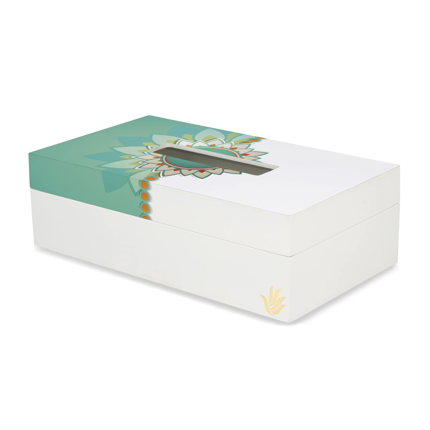 Rakhee Mint Tissue Box 9" x 5" x 2.75" Ht. - Main Image