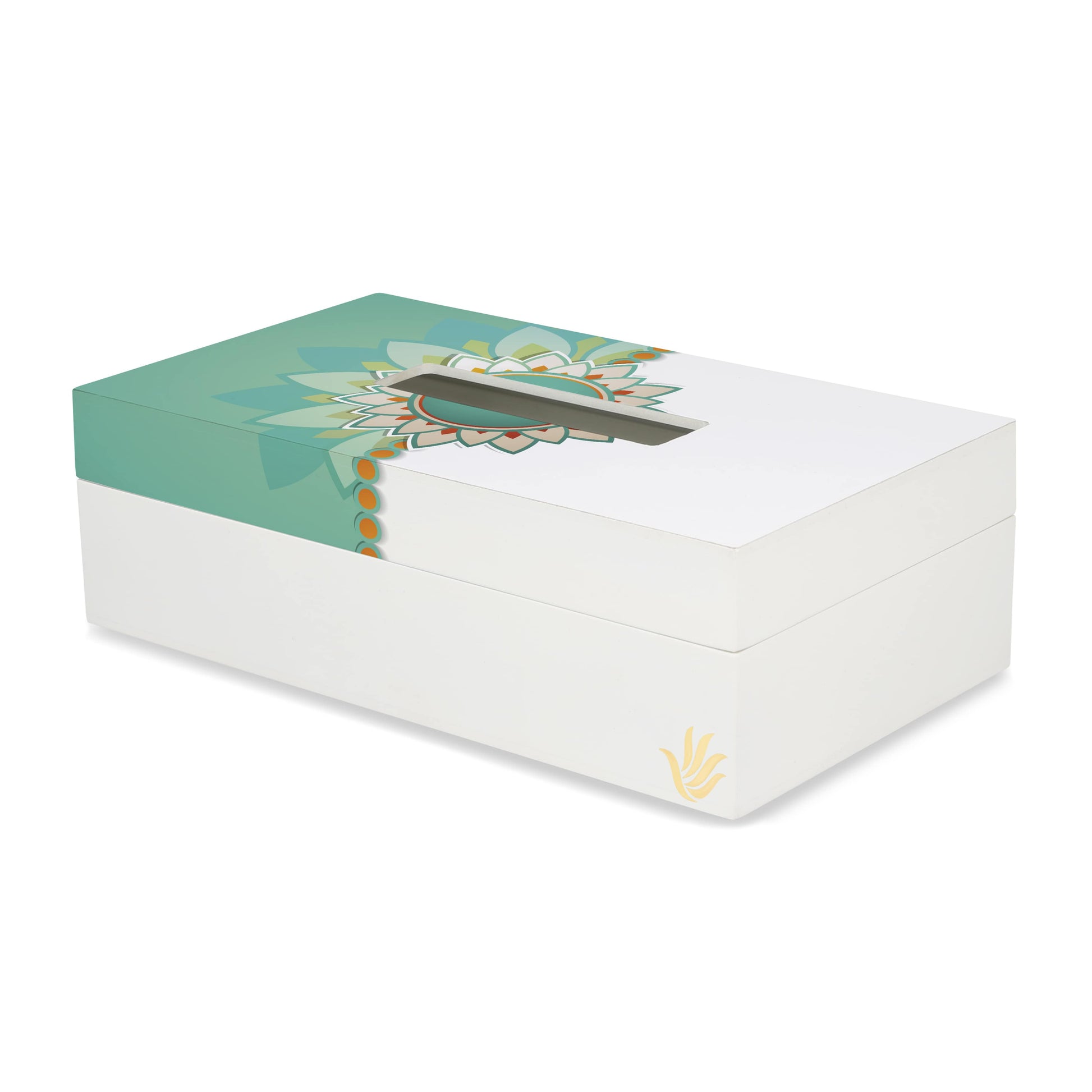 Rakhee Mint Tissue Box 9" x 5" x 2.75" Ht. - Main Image