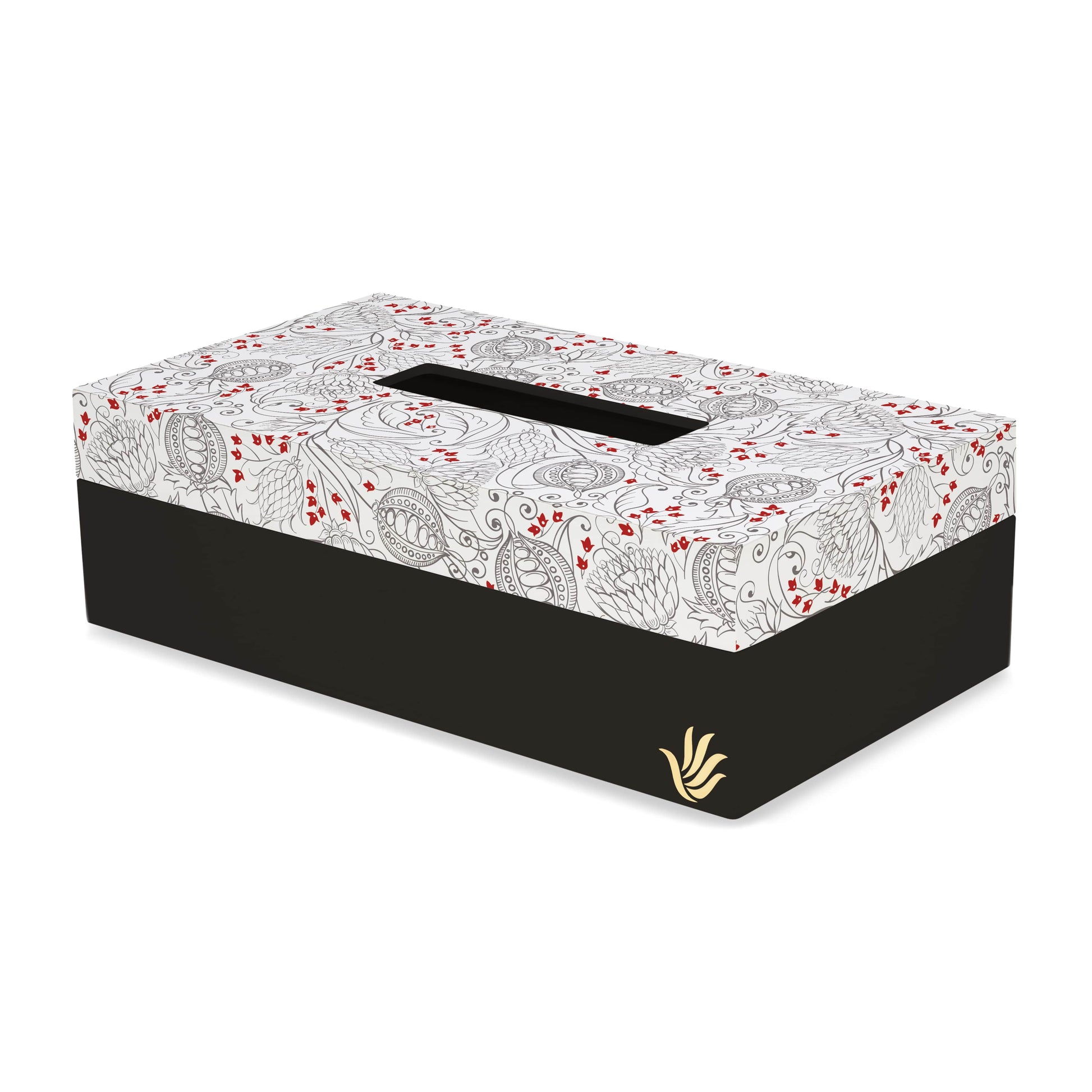 Pomegranate Tissue Box 9" x 5" x 2.75" Ht. - Main Image