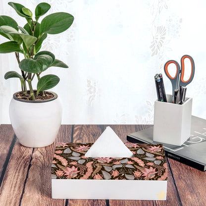 Sheila Tissue Box 9" x 5" x 2.75" Ht. -Lifestyle Image