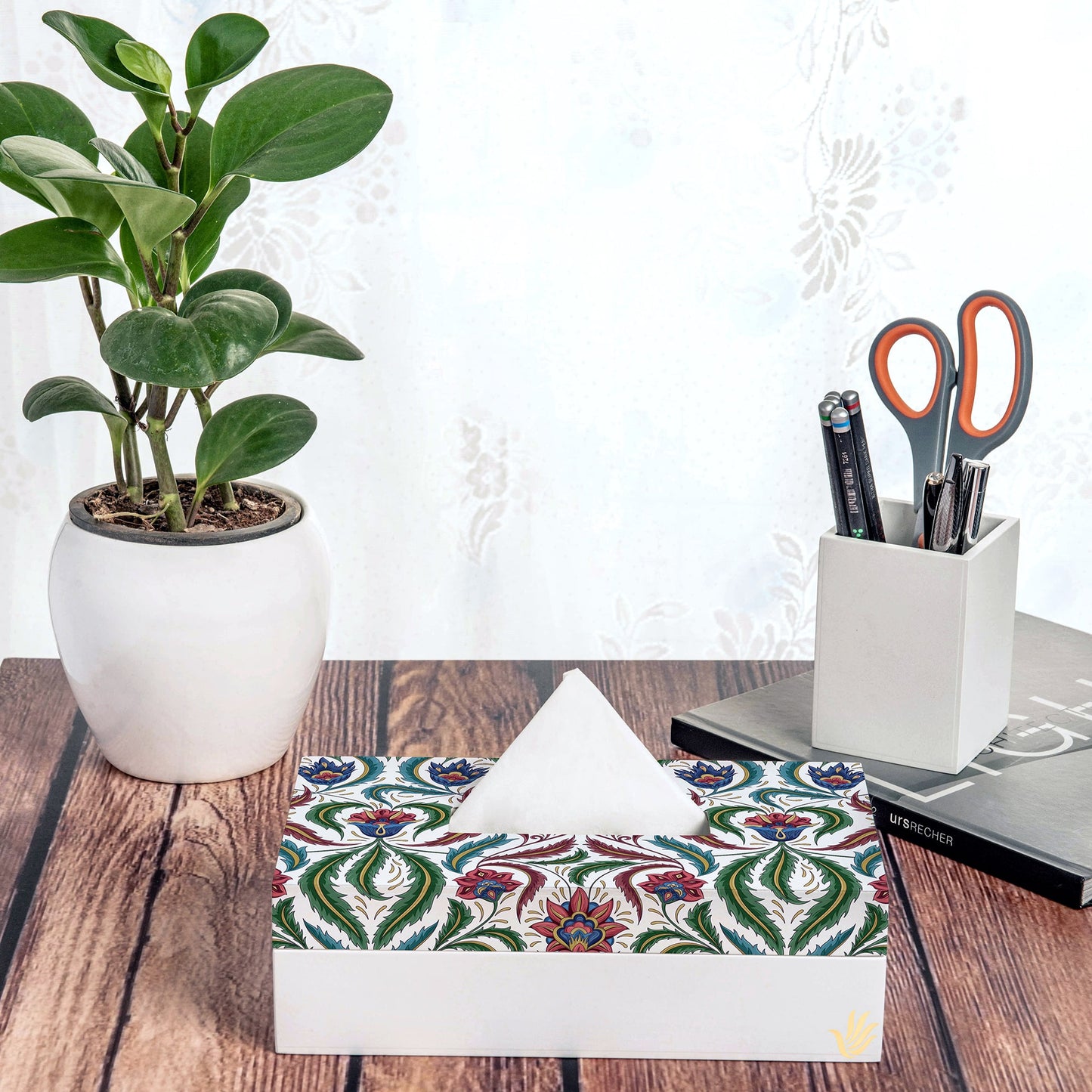 Liena Multi Tissue Box 9" x 5" x 2.75" Ht. - Lifestyle Image