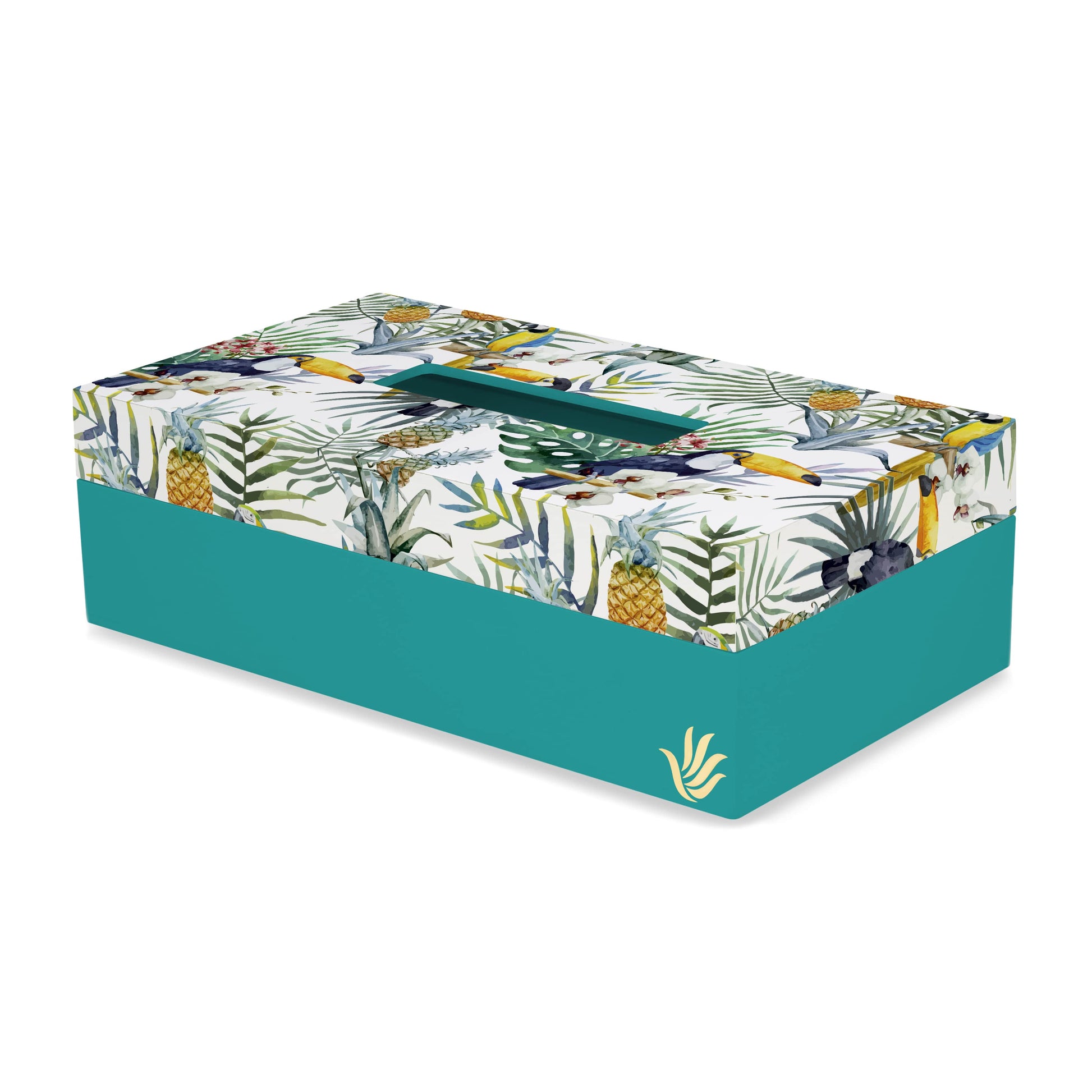 Toucan Tissue Box 9" x 5" x 2.75" Ht. - Main Image