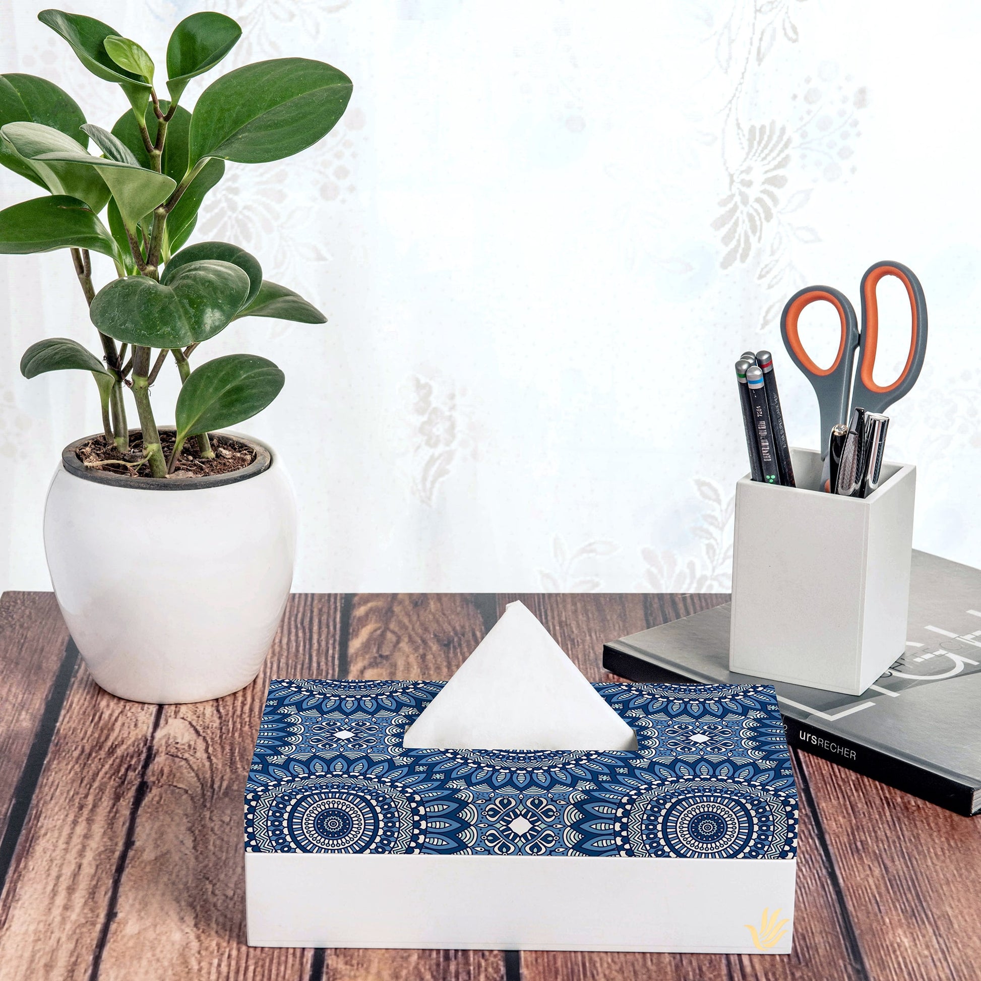 Tissue Box 9" x 5" x 2.75" Ht. - Lifestyle Image