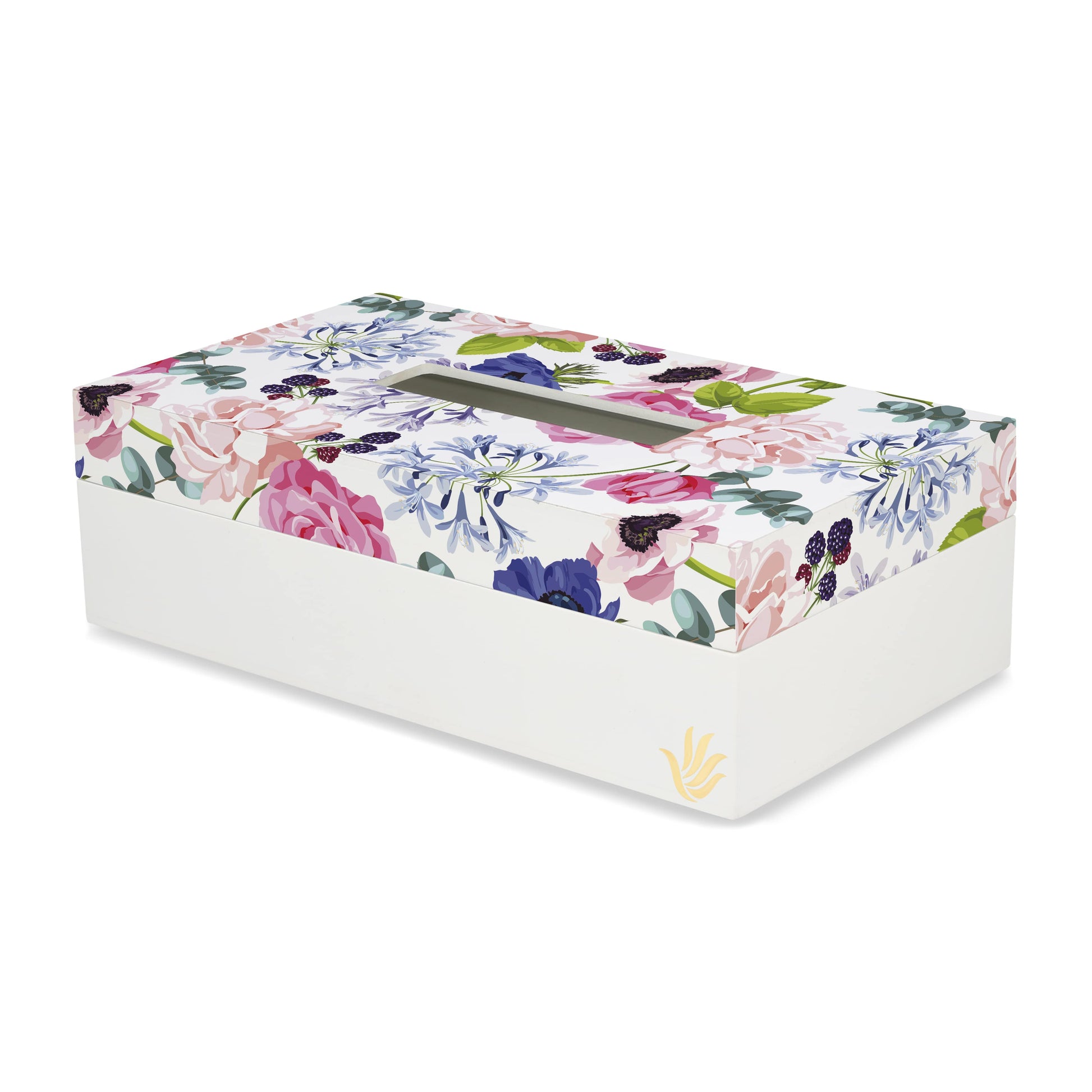 Roses Etc Tissue Box 9" x 5" x 2.75" Ht. - Main Image