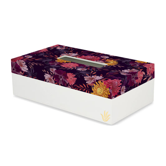 Autumn Garden Tissue Box 9" x 5" x 2.75" - Main Image