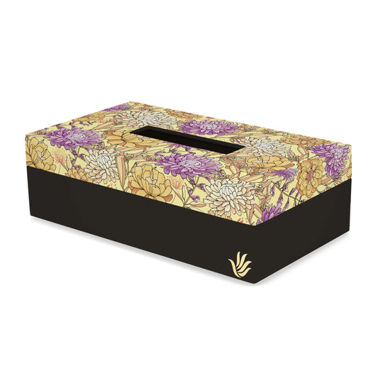 Maya Floral Tissue Box 9" x 5" x 2.75" Ht. - Main Image