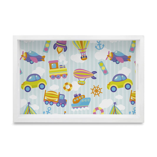 Transport Toys Rectangular Tray for Children 8" x 12" - Main Image