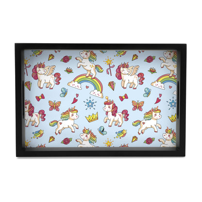 Babe Unicorn Rectangular Tray for Children 8" x 12" - Main Image